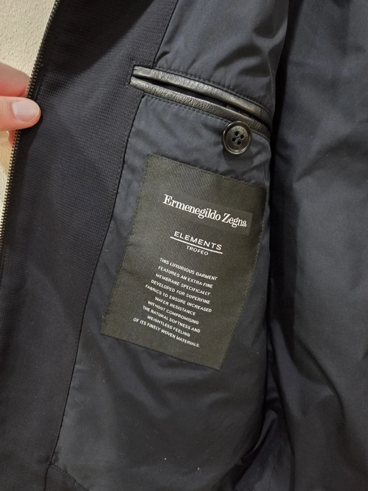 Ermenegildo Zegna Trofeo Elements Mohair Wool Vest Men's Size EU 52 US Large - Image 2 of 4