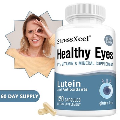 Vitamin Mineral Supplements Eyes Vision Function Health 30-120 Pills Gluten Free