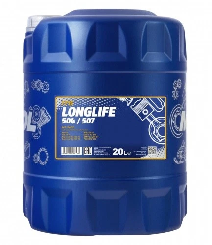 Mannol 7715 Longlife 504/507 5W-30 Motoröl 20l Kanister - Bild 1 von 1