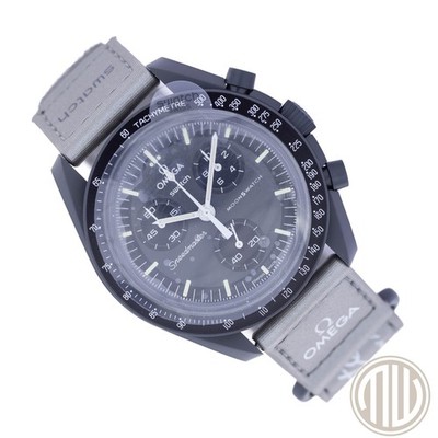 OMEGA SWATCH Speedmaster Mission to the Moon Quartz SO33M100