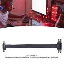 1PCS PCI E 3.0 1X to 1X Extension Cable 8Gbps 20cm 90 Degree Right Angle