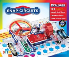 Ultimate STEM Electronics Kit - 101 Projects Full Color Manual for Kids 8