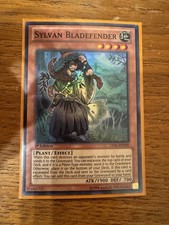 Yugioh Sylvan Bladefender LVAL-EN000 1st Edition Super Rare LP