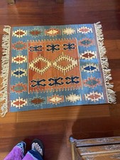 Turkish Kilim woven Rug 39" x 37"