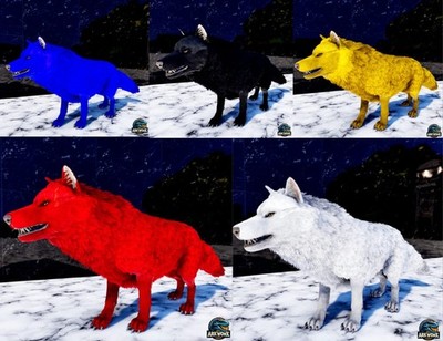  ARK Survival Ascended Direwolf Top Stats PVE PS5/XBOX/PC