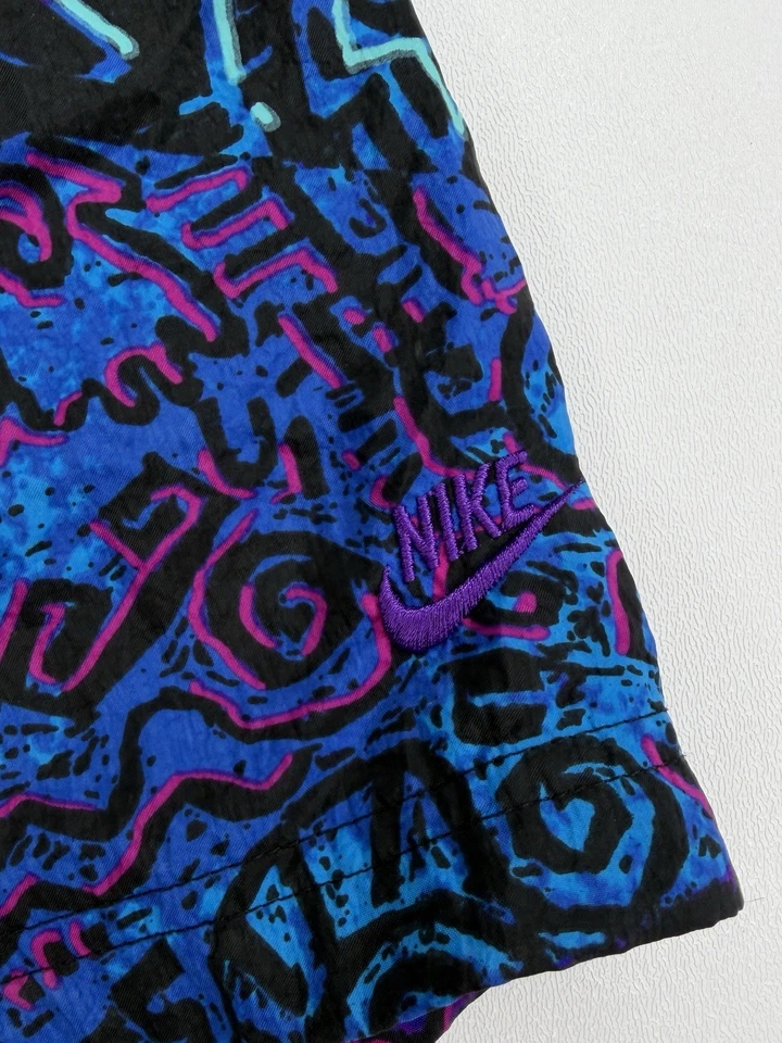 Vintage 90s Nike ACG Abstract AOP Swim Trunk Shorts Men's Size XL - Image 4 of 4