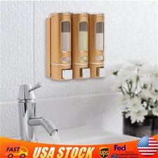 400ml 3 Pack Hotel Shower soap Dispenser, Wall-mounted Shampoo Dispenser Hotel