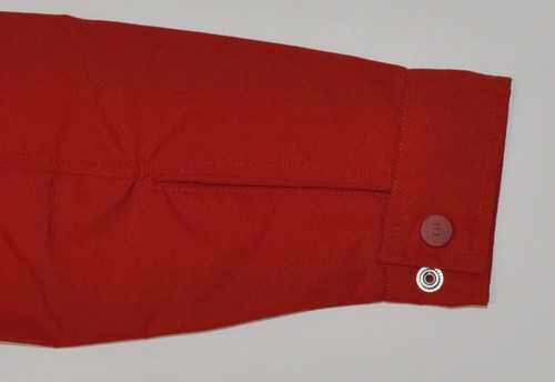 NWT TOMMY HILFIGER men's Jacket, S, Small, Red, Front Pockets, Snaps, Hood - Picture 4 of 8