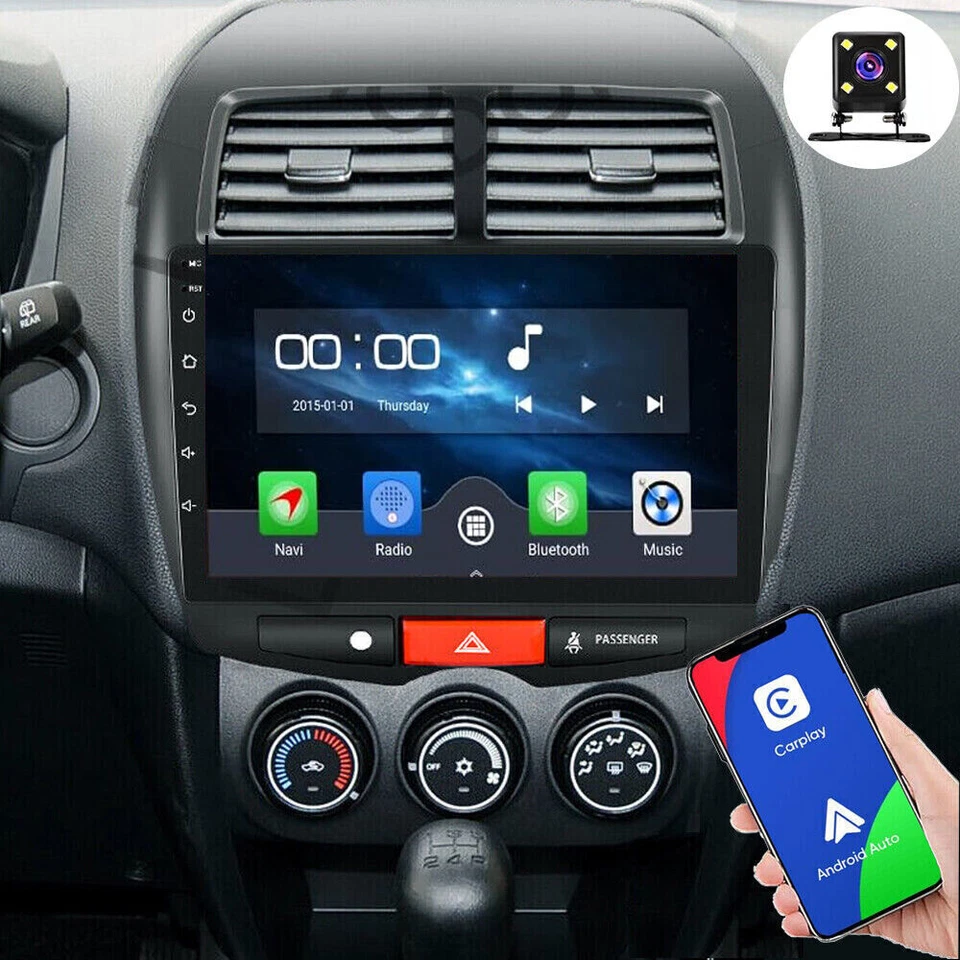 For 2011-2017 Mitsubishi Outlander Sport Apple Carplay Android 13 Car Radio GPS - Imagem 2 de 4