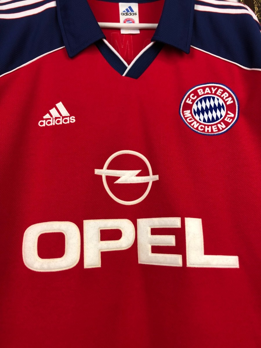 Bayern Munich Home football shirt 1999 Soccer #19 Jancker Adidas