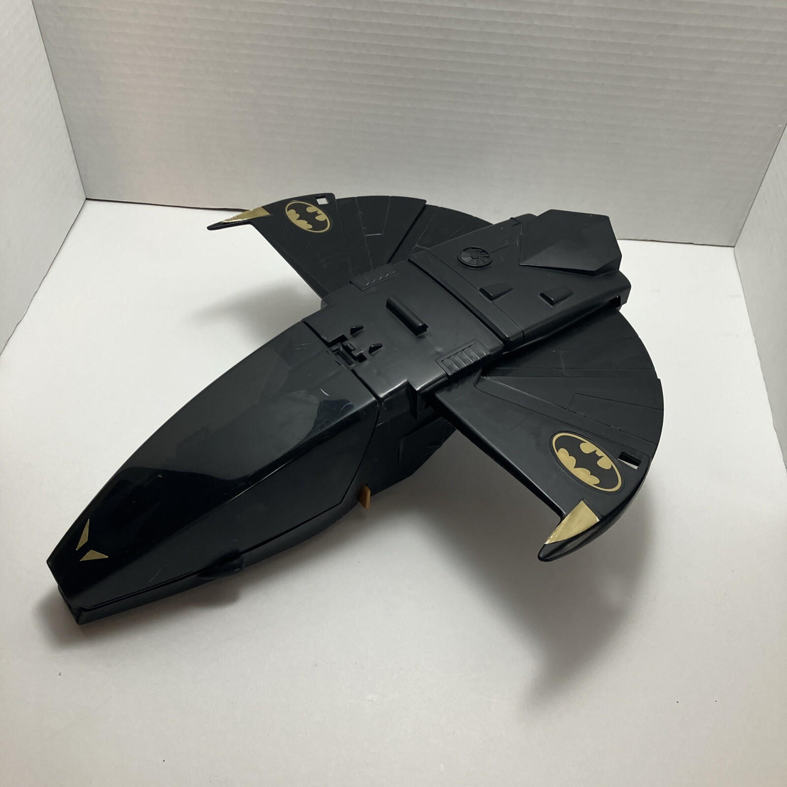 Batjet Vintage 1990 Kenner Batman Dark Knight Collection BATJET Bat Jet WORKS ...