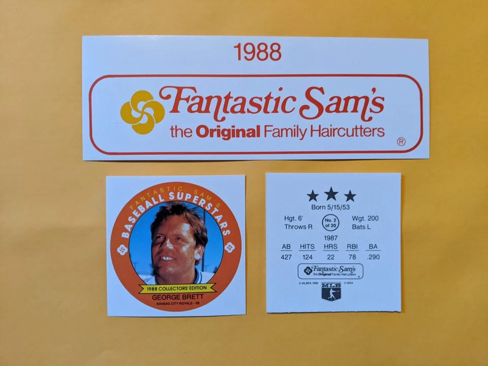 U Pick - 1988 Fantastic Sam's - Uncut Squares and Regular Discs - Image 2 of 4