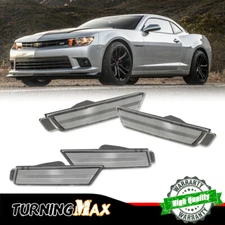 For 2010-2015 Chevy Camaro Clear Lens Sidemarker Light Housings Direct Replace