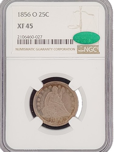 1856 Seated Liberty Quarter CHOICE VF FREE SHIPPING E754 ZEG | eBay