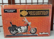 Telemania Harley Davidson Telephone Red Motorcycle Home Phone 3700 W. Juneau Ave