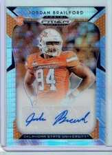 JORDAN BRAILFORD 2019 Prizm Draft PULSAR PRIZM RC AUTO /75 Washington #282