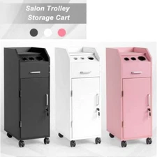 Salon Trolley Cart, Hair Styling Rolling Cart, Barber Beauty Storage Organizer