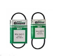 Set di cinghie originali per spazzaneve MTD 954-04013, 954-04014 (2 pezzi)