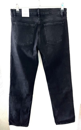 Zara Straight Leg Jeans Size Uk 10 - Picture 2 of 8