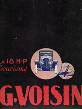 Publicité automobiles VOISIN- 1923's  -  32x24 cm
