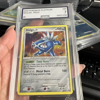 2009 POKEMON PLATINUM DIALGA HOLO #6/127 Graded AGS 7 NM | eBay