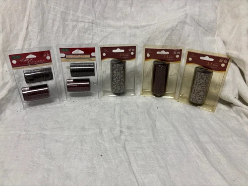 2003 Lemax & Holiday Time -Brick and Pebble Roads, 2.5" & 3" various colors New