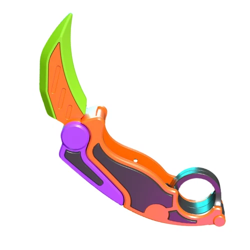 3D Printed Gravity Plastic Fidget Claw Knife Stress-Relieving Toy For Xmas Gift - Picture 12 of 14