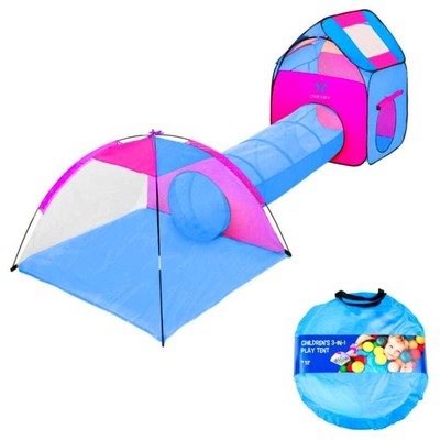 Buying Kids Play Tent With Tunnel 3in1 Playhut by Unicorn Hours of Indoor Outdoor Fun