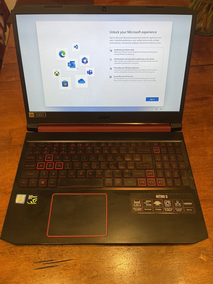 Acer Laptops Acer Nitro 1050 Refurbished: Acer Nitro GeForce GTX