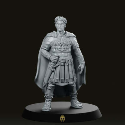 Julius Cäsar historische Miniatur