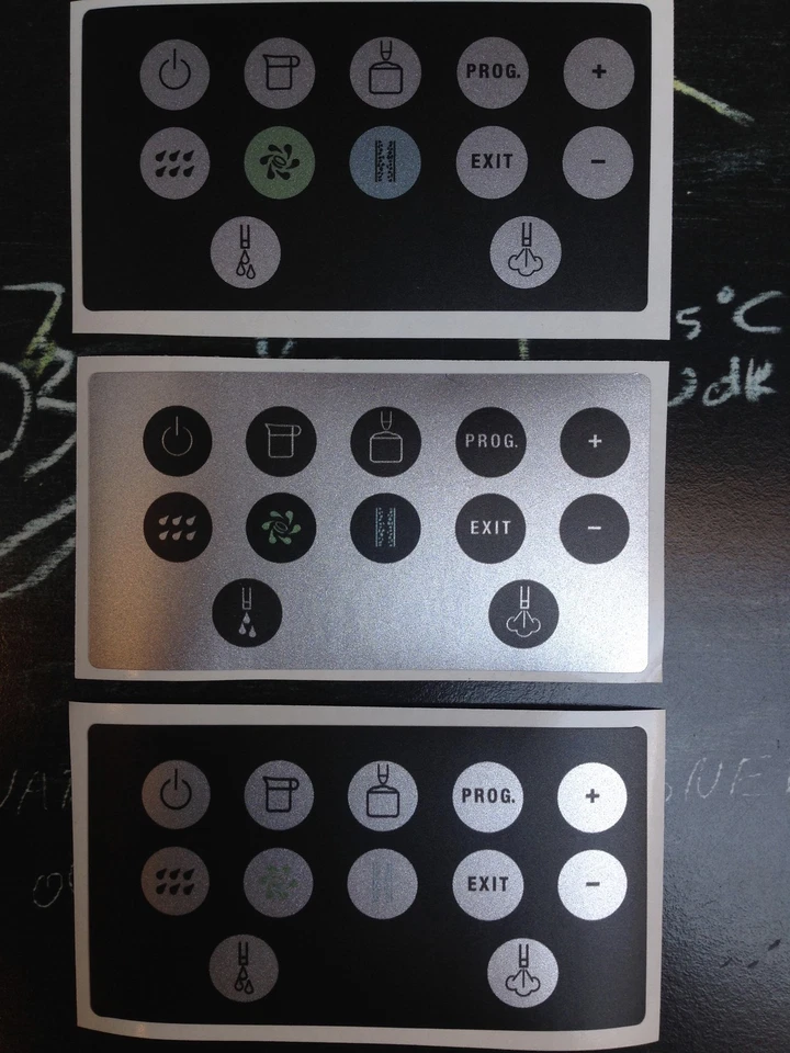 Jura Impressa X7 Tastenschutzfolie -Aufkleber Sticker ***Premium Qualität***