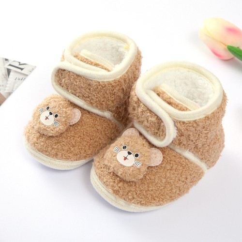 Newborn Baby Boy Girl Kid Infant Toddler Warm Catton Lovely Winter Warm Shoes - Picture 5 of 18