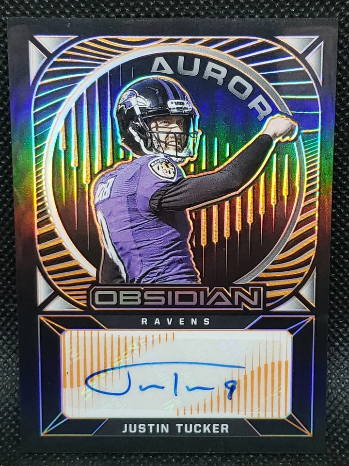 2021 Panini Obsidian Football Aurora Autographs YOU PICK! - Image 2 of 3