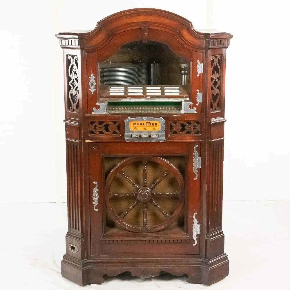 Antique 1941 Wurlitzer 780 Coin Op Wagon Wheel Jukebox Plays 78s