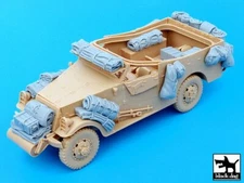 Black Dog 1/35 US M3A1 Scout Car Stowage & Accessories WWII (Hobby Boss) T35049