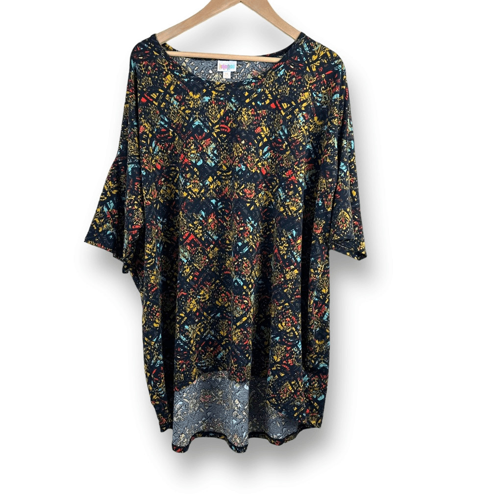 LuLaRoe Irma floral print hi-low top size 3XL