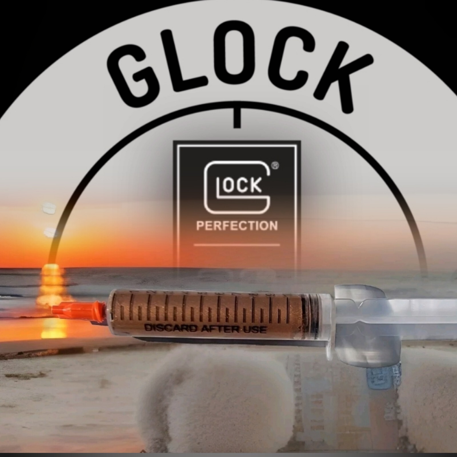 COPPER GUN GREASE WITH APPLICATOR FOR GLOCK PISTOLS 10cc Mega Size