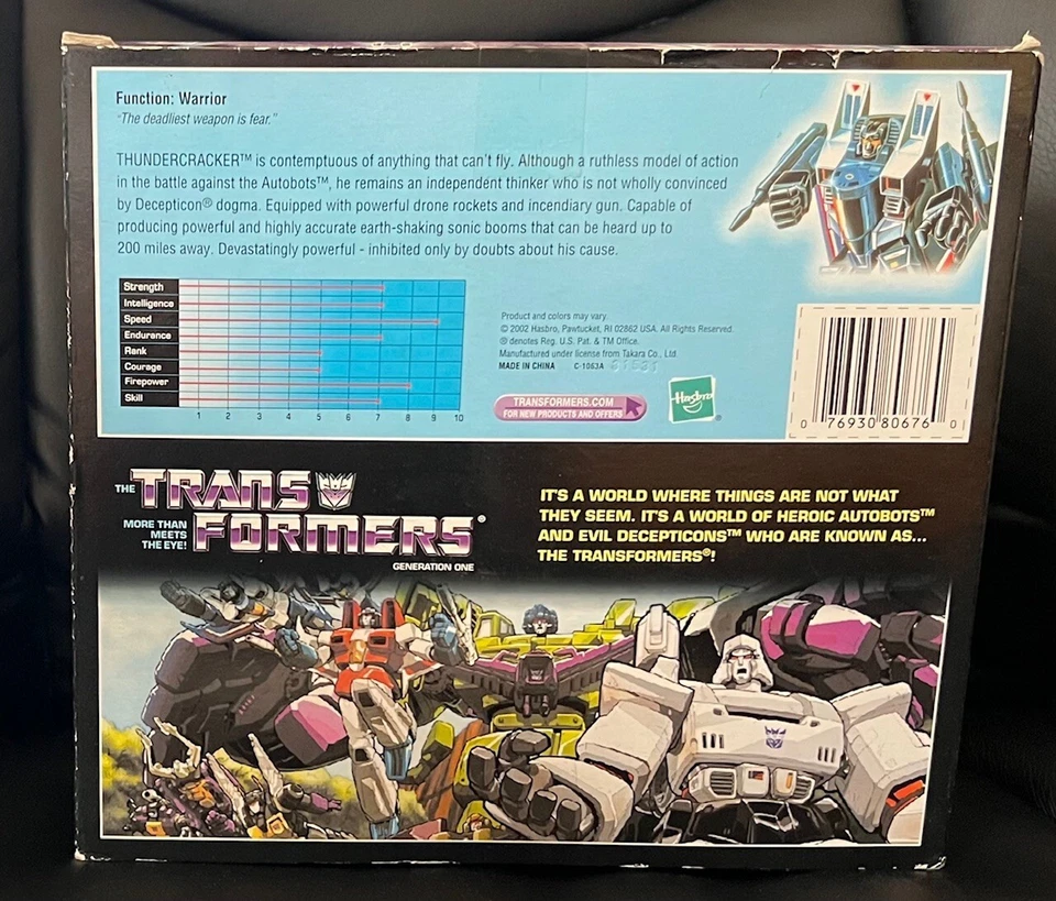 Transformers G1 Reissue Commemorative Series III Thundercracker - Hasbro 2002 - Image 3 of 4