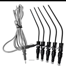 Monopolares frazier suction tubes SET OF 5 PCS with cable