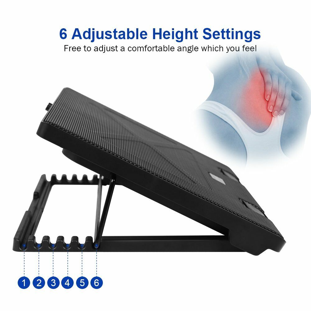 donderdag spons wasserette Kootek Laptop Cooling Pad 12"-17" Cooler Pad Chill Mat 5 Quiet Fans LED Lights | eBay donderdag spons wasserette Kootek Laptop Cooling Pad 12"-17" Cooler Pad Chill Mat 5 Quiet Fans LED Lights | eBay