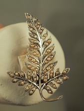 BROCHE ANCIENNE ARGENT MASSIF