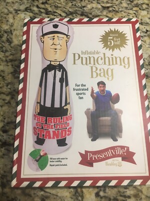 Presentville INFLATABLE 5' FOOTBALL REFEREE punching bag | eBay
