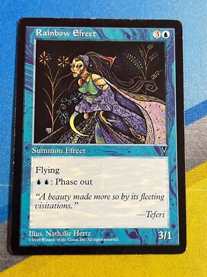 Magic the Gathering MTG Visions RAINBOW EFREET | eBay