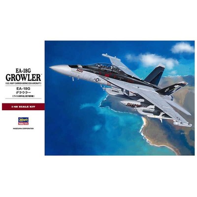 Hasegawa 1/48 U.S. Navy ECM Aircraft EA-18G Growler Model Kit NEW from Japan
