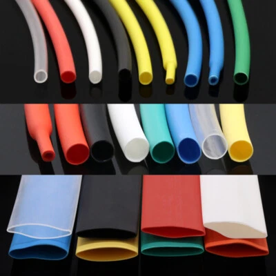 Gaine thermorétractable Noir 3:1 avec Adhésif Lsolation Electrique Tube 1.6-65mm