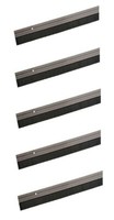 1M Aluminium TüRbodendichtung BüRstendichtung TüRdichtung Braun 5 StüCk