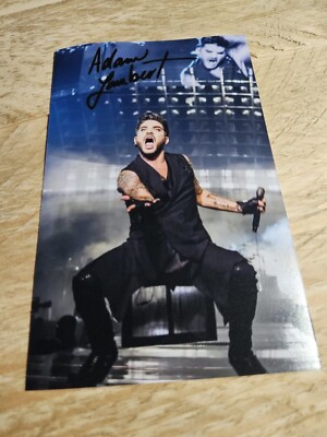 QUEEN / Adam Lambert Repro-Autogramm - ca. 10x16 - (624)