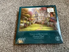 SEALED NEW Ceaco Thomas Kinkade "Victorian Garden II” Jigsaw Puzzle 1000 Pc 