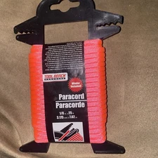 Tool Bench Hardware PARACORD PINK 1/8in x 25 ft