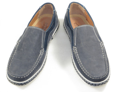 NWOB Mens J'S AWAKE Jose Slip-on loafer blue Comfy,walk work play Shoes 9 M